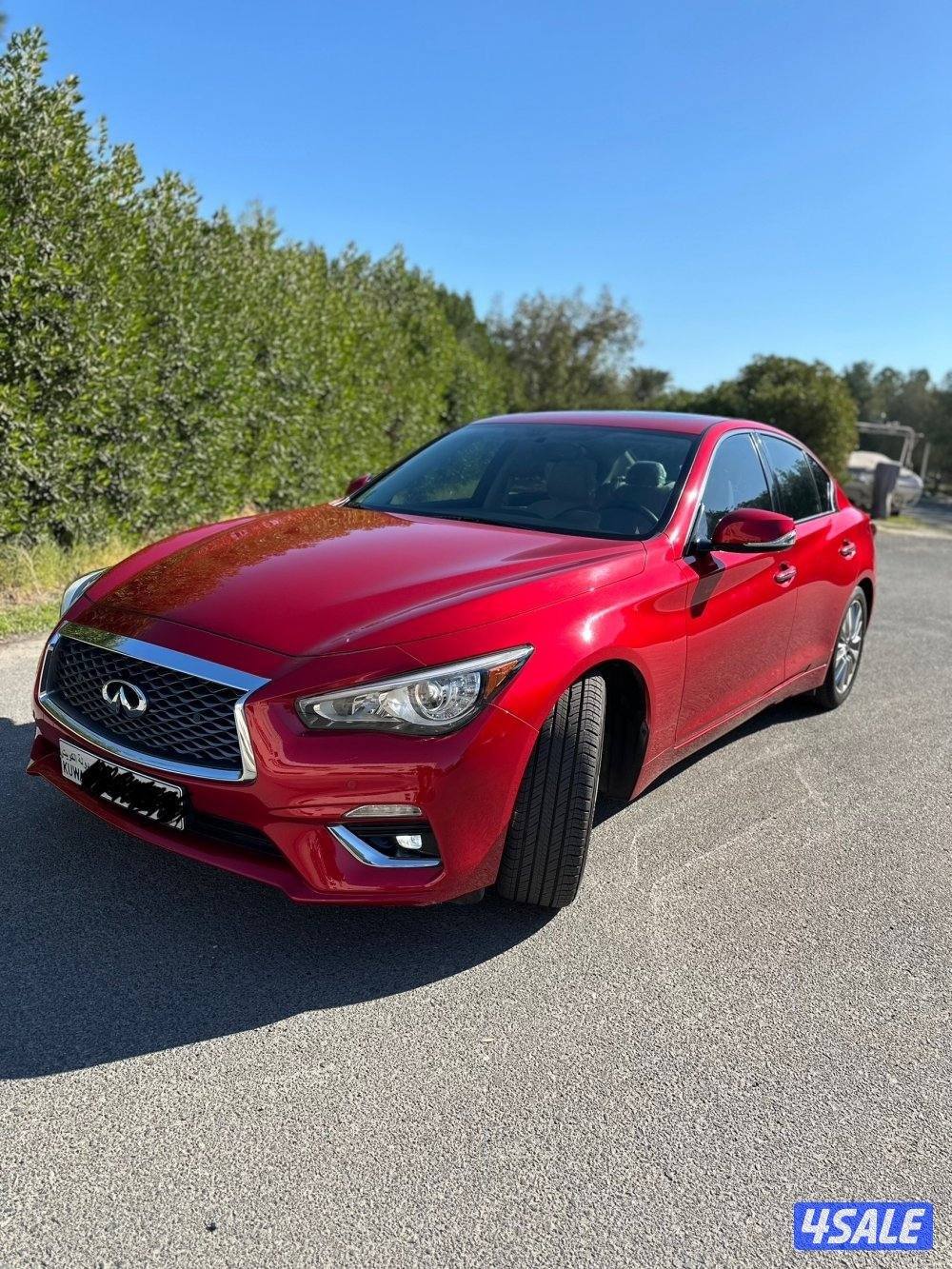 انفينيتي Q50 ٢٠٢١ - ٦ سلندر توين تيربو دفع رباعي - قوة ٣٠٠ حصان0