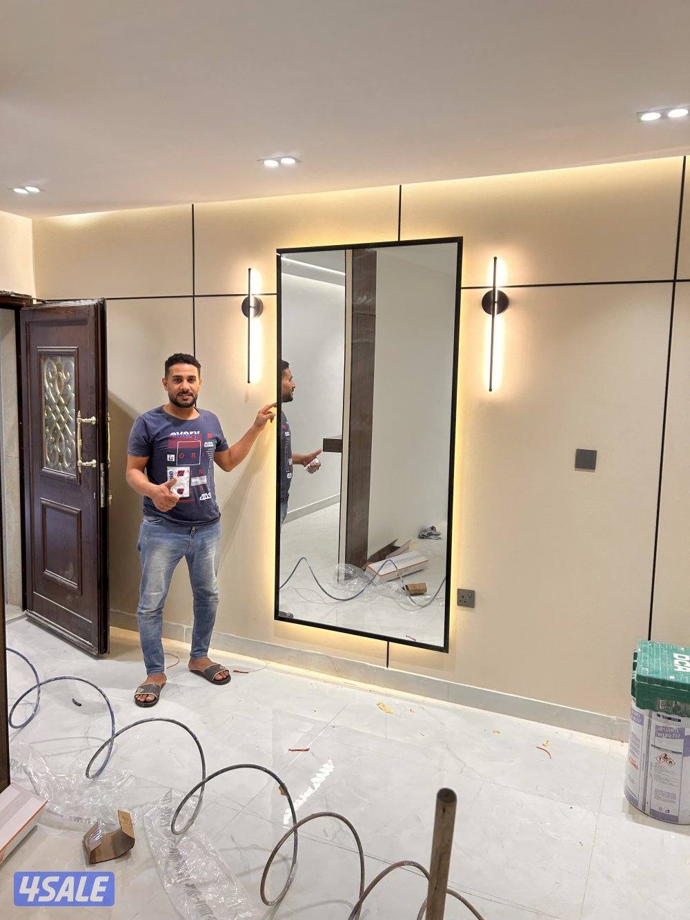 ورق جدران ديكورات باركيه تركيب بديل خشب بديل الشيبورد وجارات ديكور خشب7