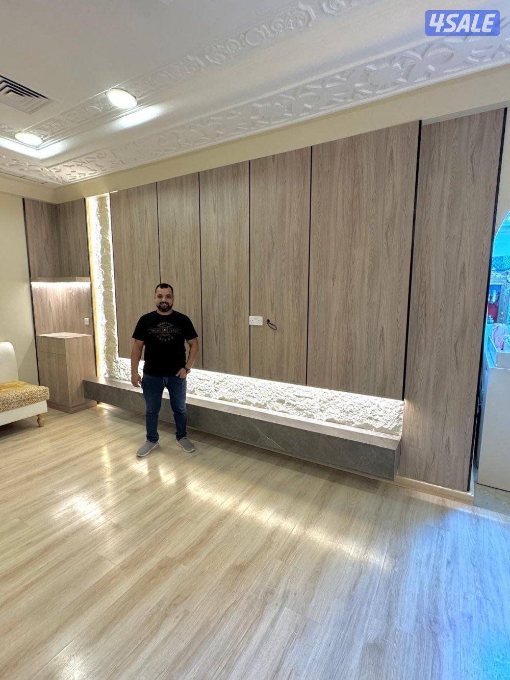 ورق جدران ديكورات باركيه تركيب بديل خشب بديل الشيبورد وجارات ديكور خشب14