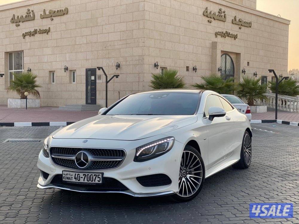 مرسيدس S500 كوبيه موديل 2015 ايديشن 1 درجة اولى كت AMG صبغ وكاله0