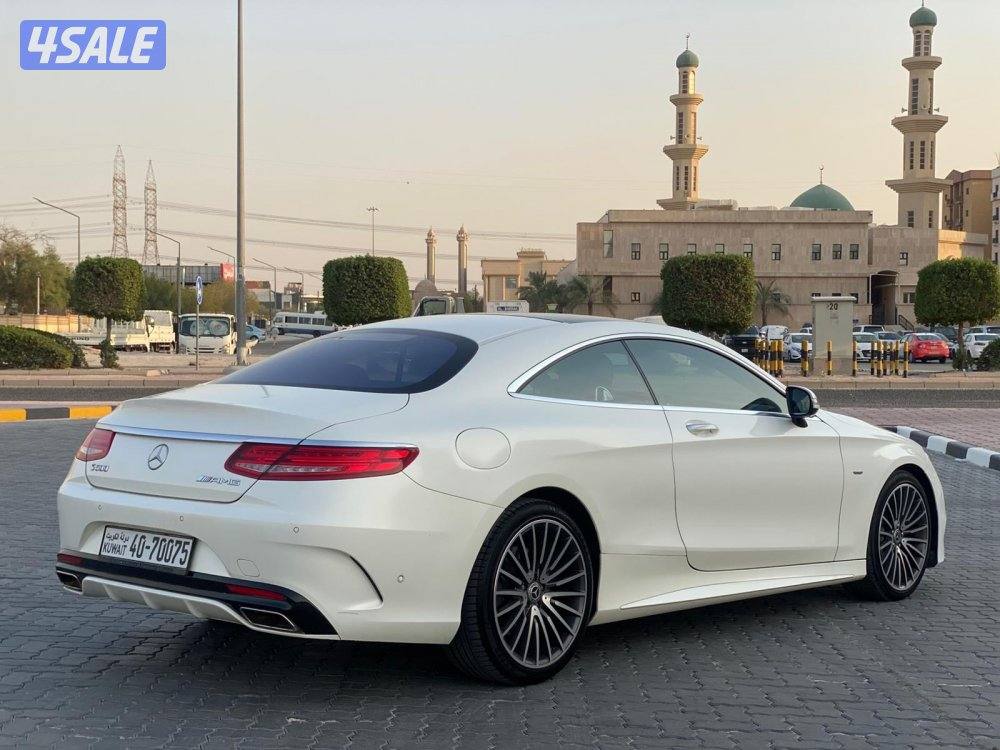 مرسيدس S500 كوبيه موديل 2015 ايديشن 1 درجة اولى كت AMG صبغ وكاله3
