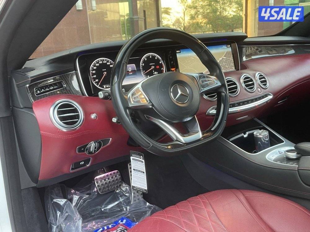 مرسيدس S500 كوبيه موديل 2015 ايديشن 1 درجة اولى كت AMG صبغ وكاله2