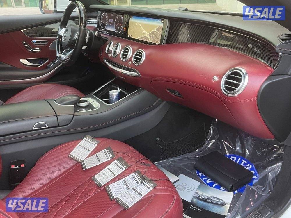 مرسيدس S500 كوبيه موديل 2015 ايديشن 1 درجة اولى كت AMG صبغ وكاله4