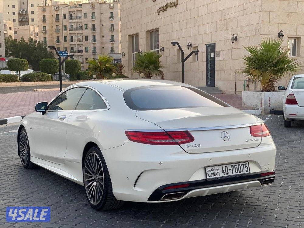مرسيدس S500 كوبيه موديل 2015 ايديشن 1 درجة اولى كت AMG صبغ وكاله7