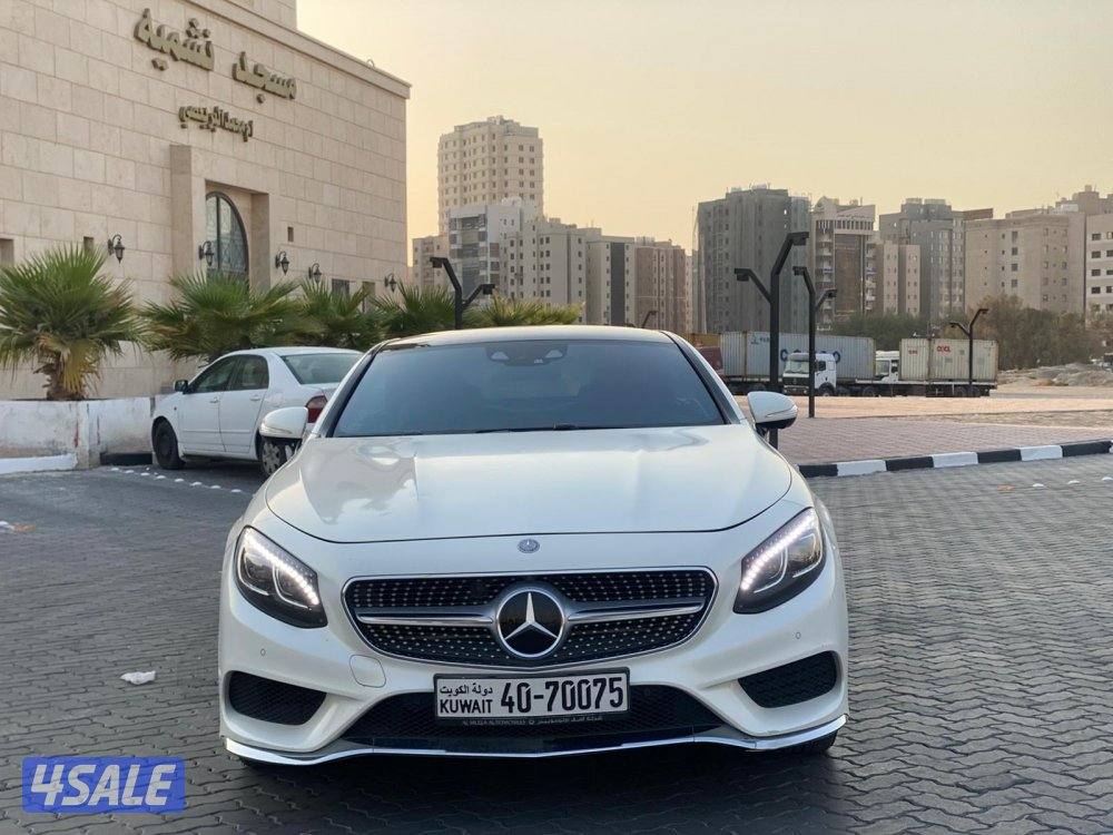 مرسيدس S500 كوبيه موديل 2015 ايديشن 1 درجة اولى كت AMG صبغ وكاله12