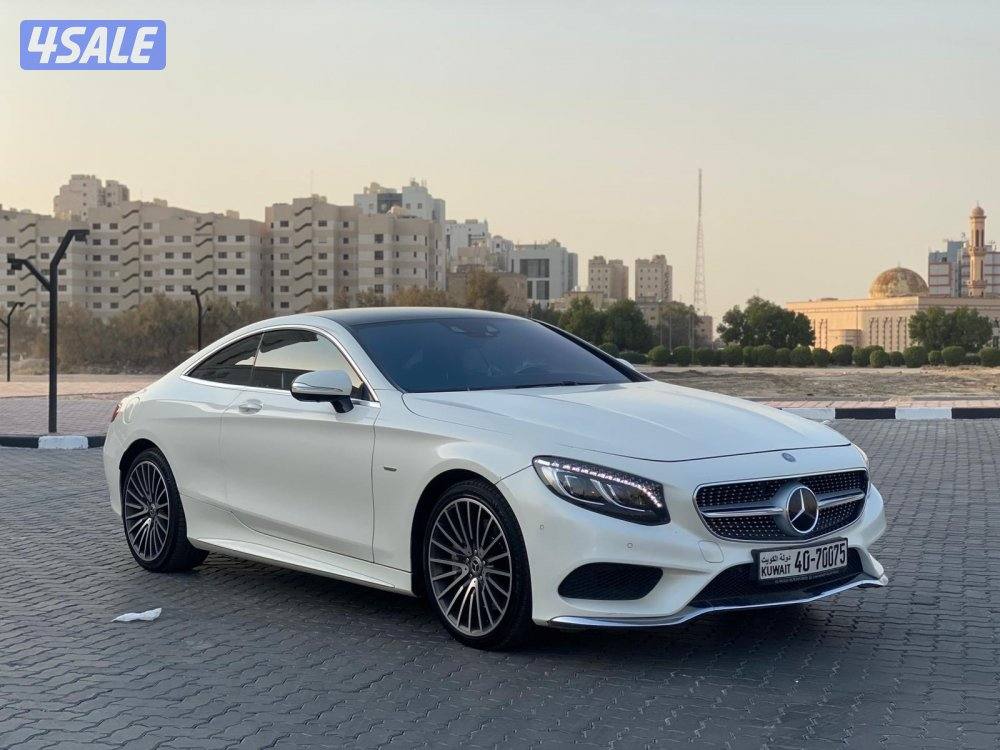 مرسيدس S500 كوبيه موديل 2015 ايديشن 1 درجة اولى كت AMG صبغ وكاله13