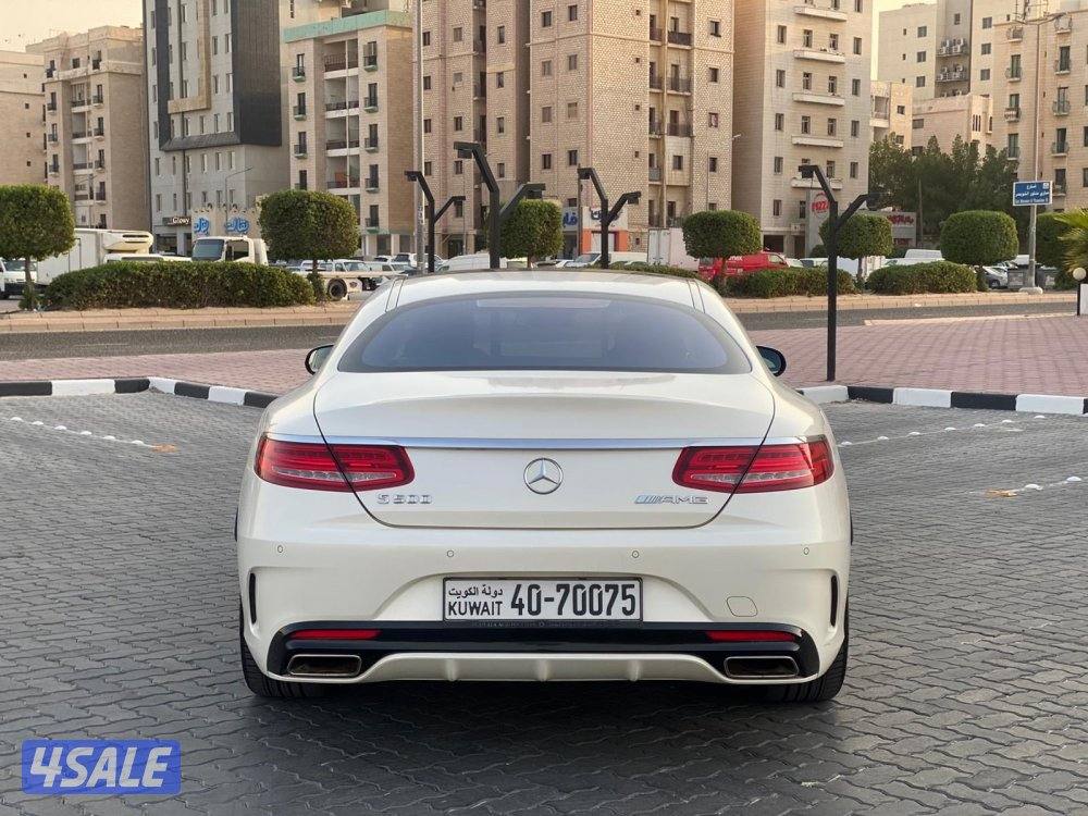 مرسيدس S500 كوبيه موديل 2015 ايديشن 1 درجة اولى كت AMG صبغ وكاله15