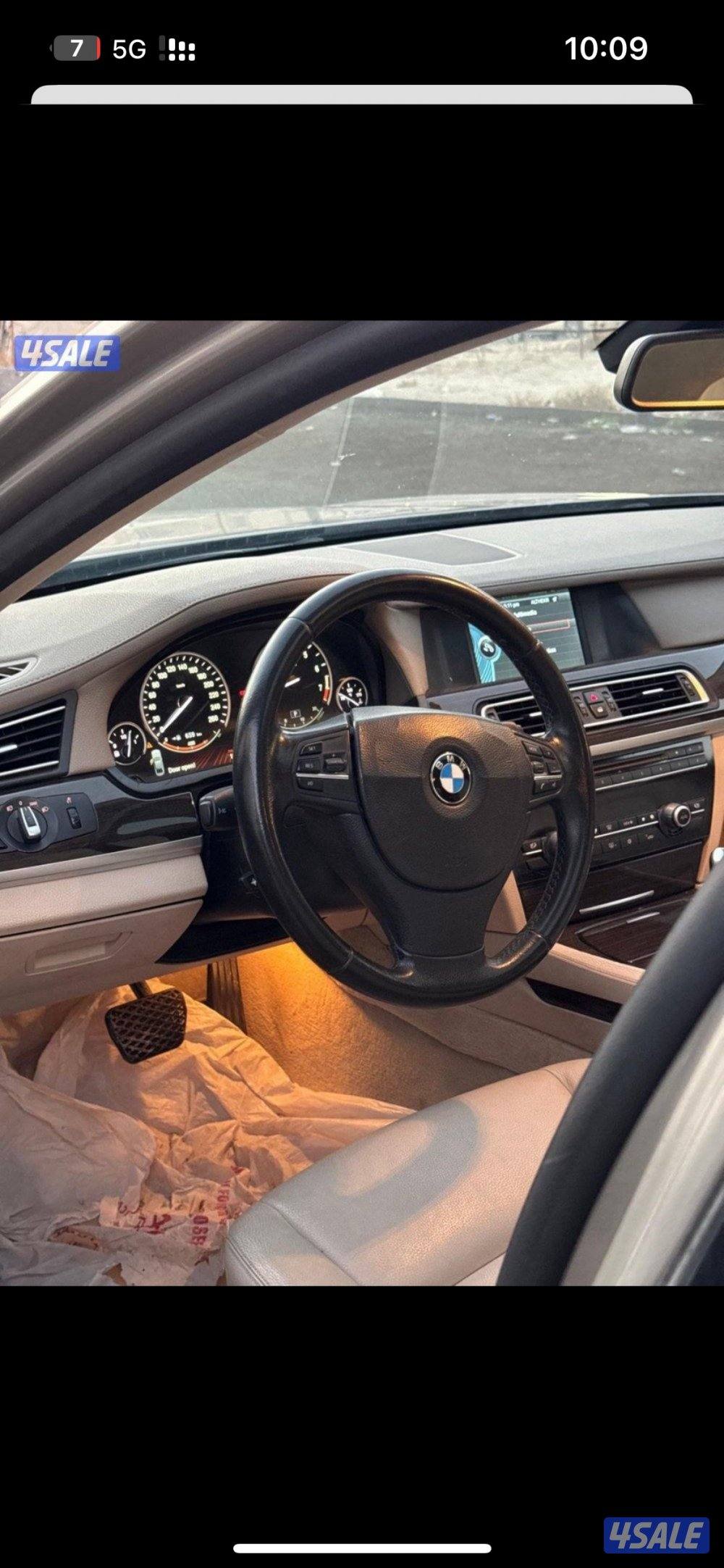 للبيع BMW 730Li موديل2012 الغانم - اللون ذهبي شامبيون7