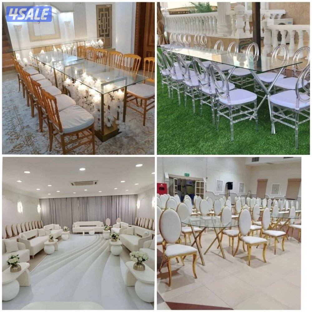 ‏تأجير كراسي طاولات خدمة ضيافة خيام جميع مستلزمات المناسبات4