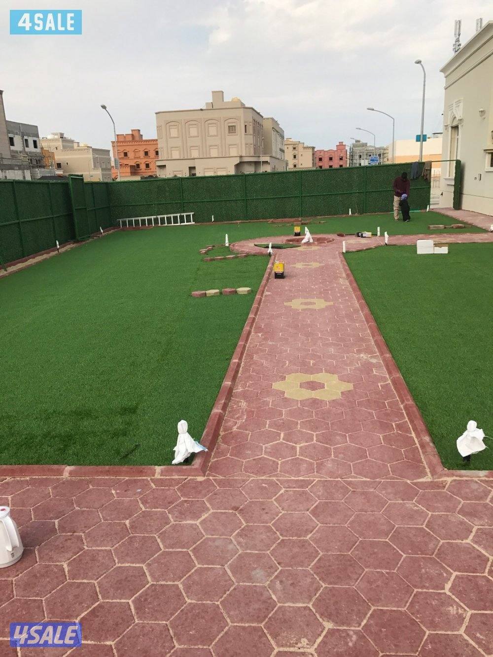 ارخص الاسعار ثيل صناعي وطبيعي سياج وبديل خشب بلاط وكربستون ج2