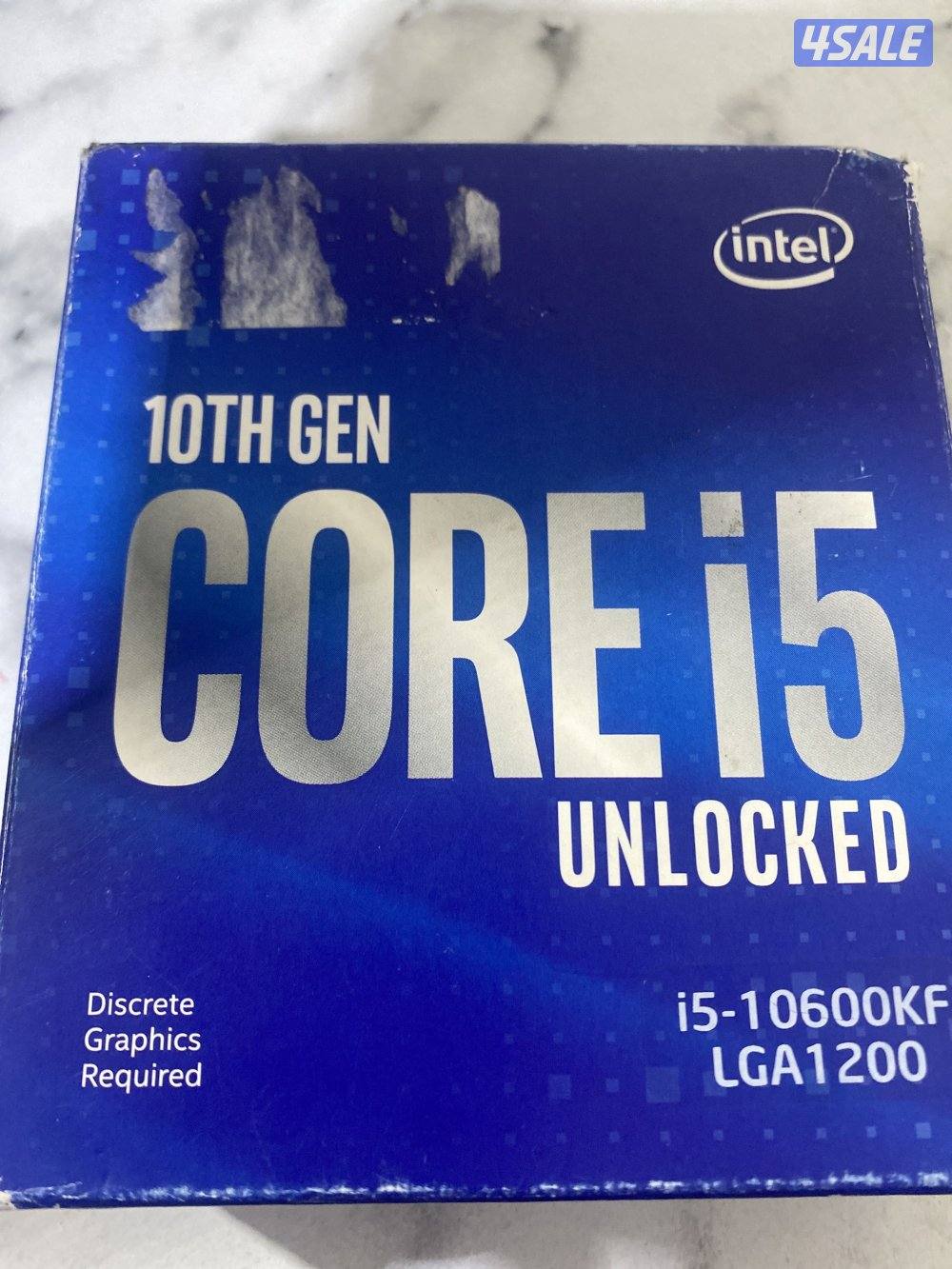 معالجi5-10600KF جديد ما انفتح بس الكرتون متضرر شوي1
