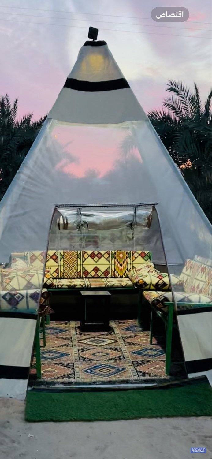 للبيع خيمه هرميه شبه جديده استعمال خفيف والاستلام العبدلي1