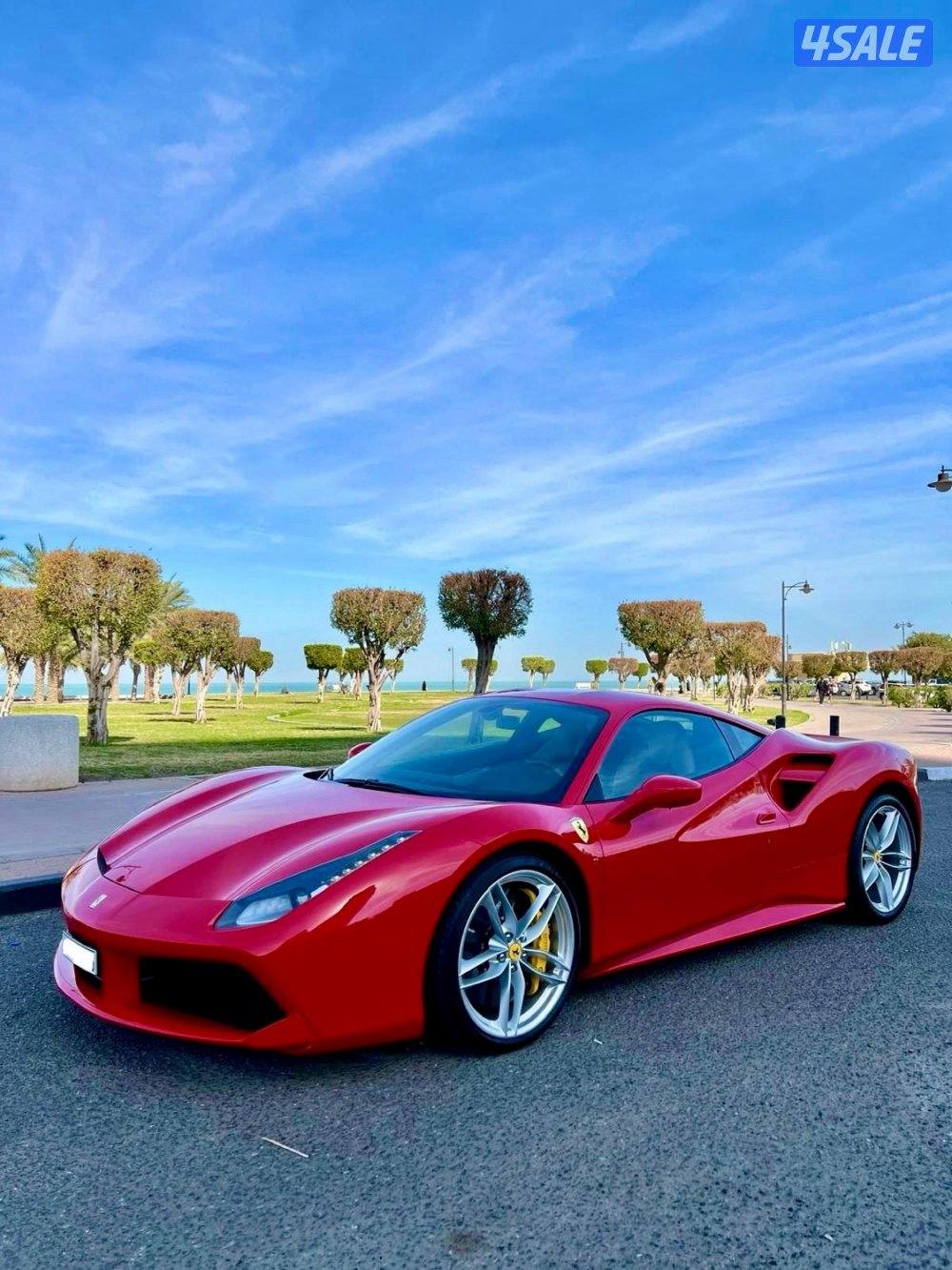 فيراري 488 GTB طراز 2019 وكالة تحت الكفالة 10/1/20270