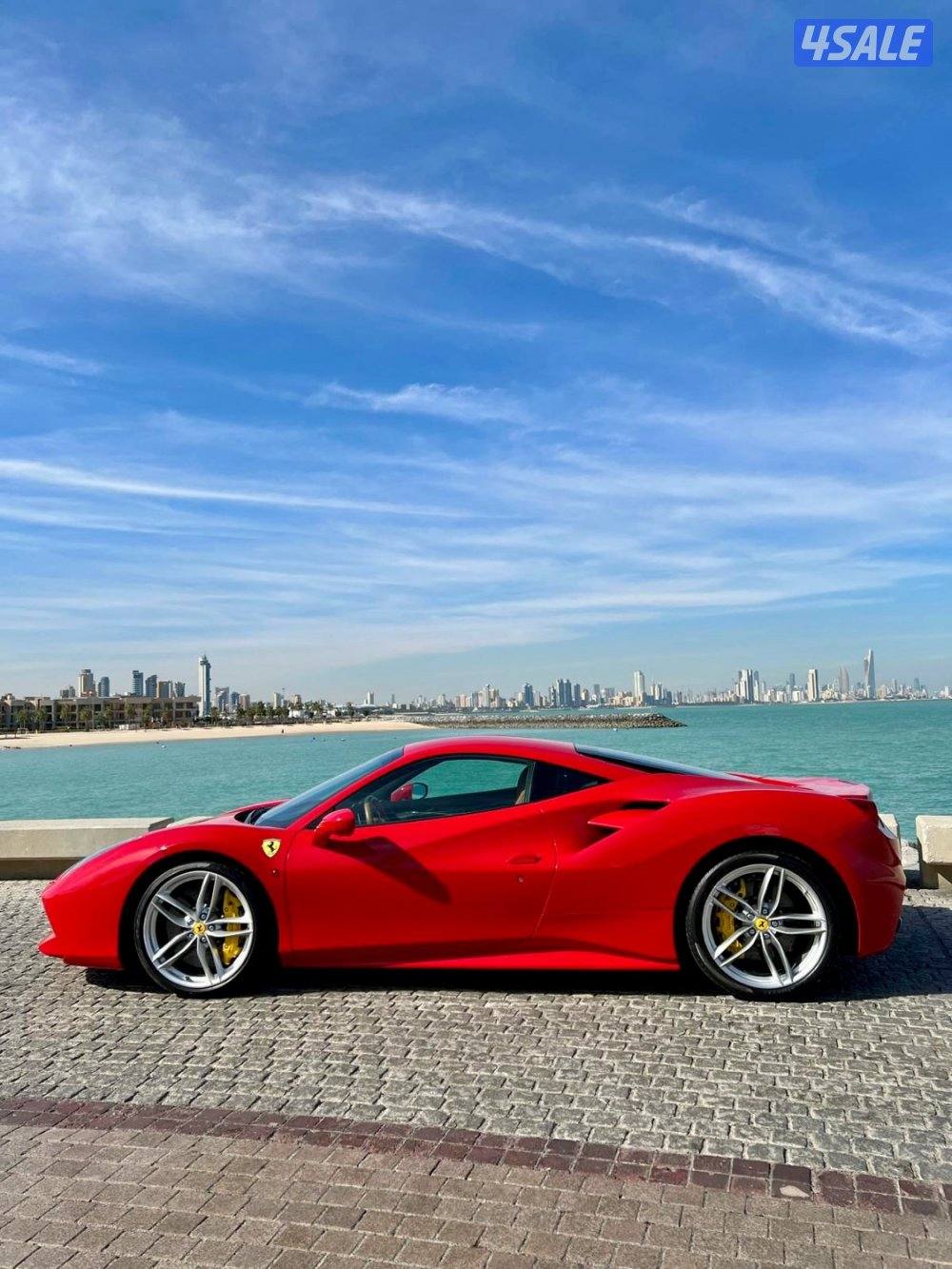 فيراري 488 GTB طراز 2019 وكالة تحت الكفالة 10/1/20274