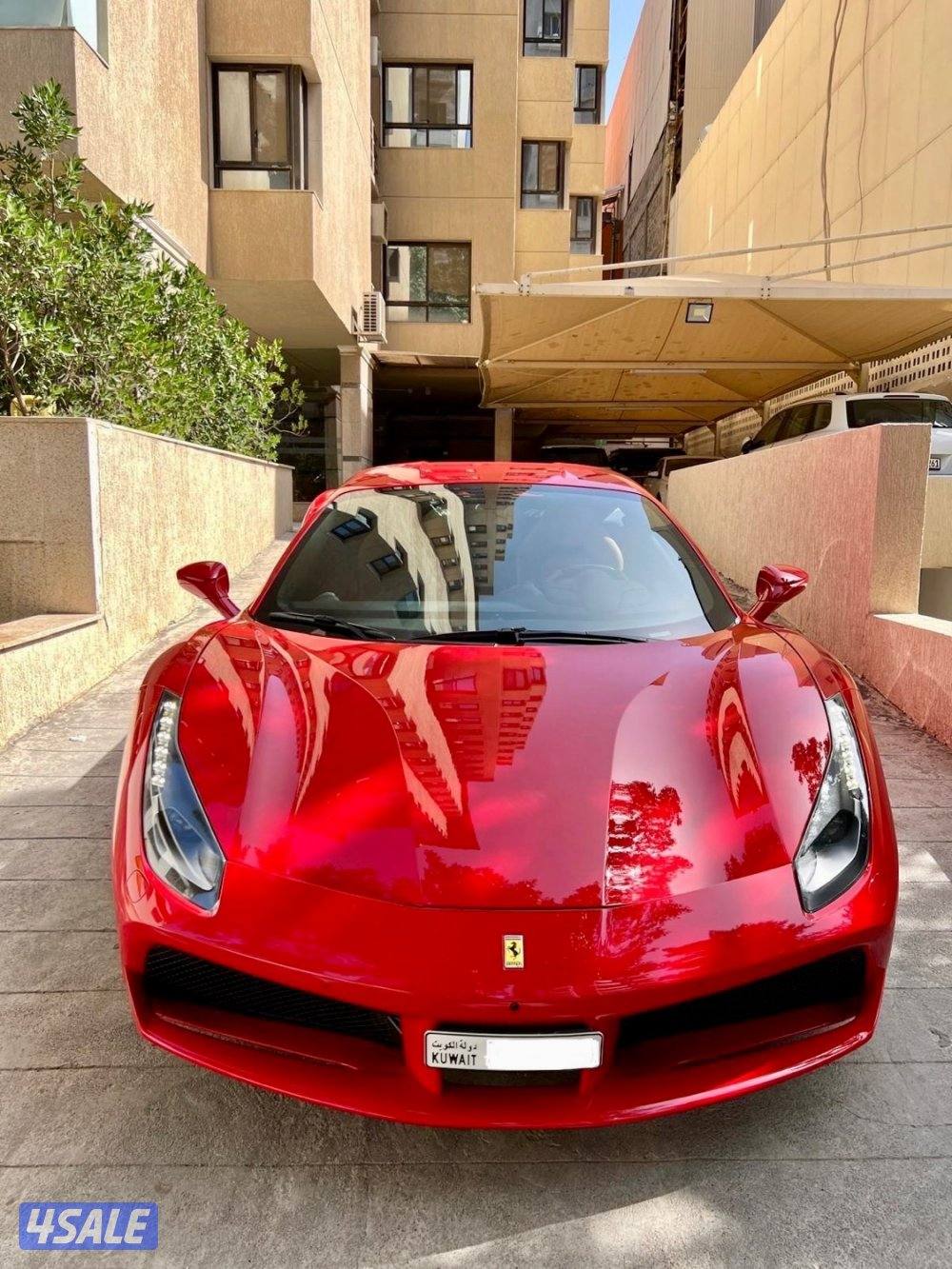 فيراري 488 GTB طراز 2019 وكالة تحت الكفالة 10/1/20277