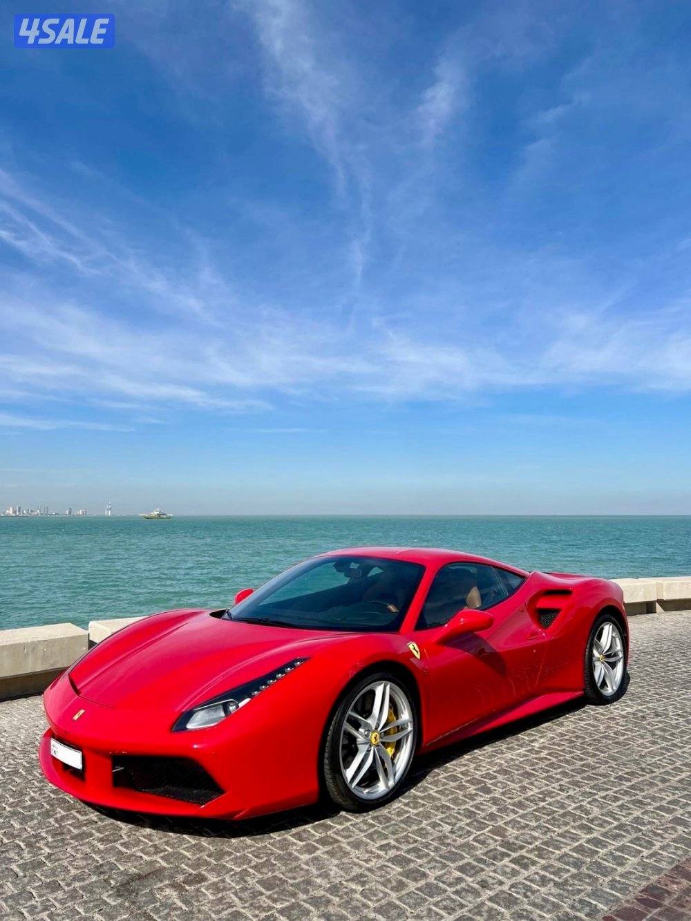 فيراري 488 GTB طراز 2019 وكالة تحت الكفالة 10/1/202710