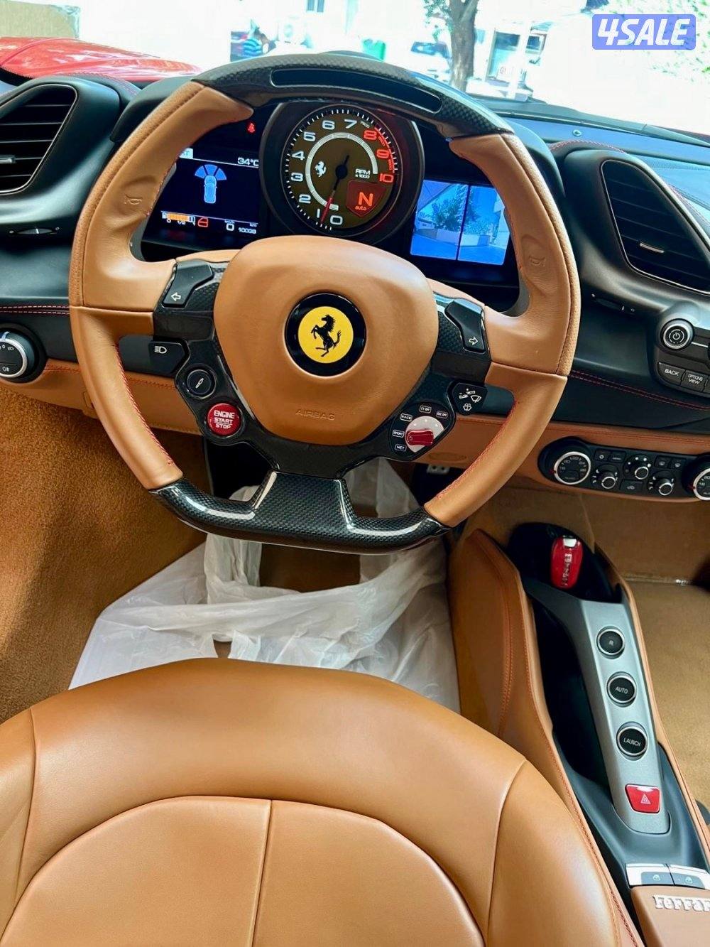 فيراري 488 GTB طراز 2019 وكالة تحت الكفالة 10/1/202713