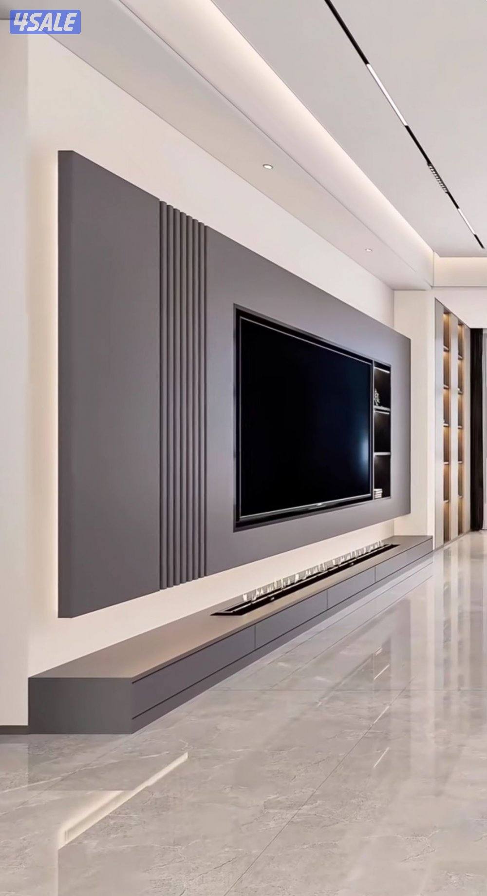 ابونور لعمل جميع الديكورات الخشبية وورق الجدران وبديل الحجر وبديل الرخ8