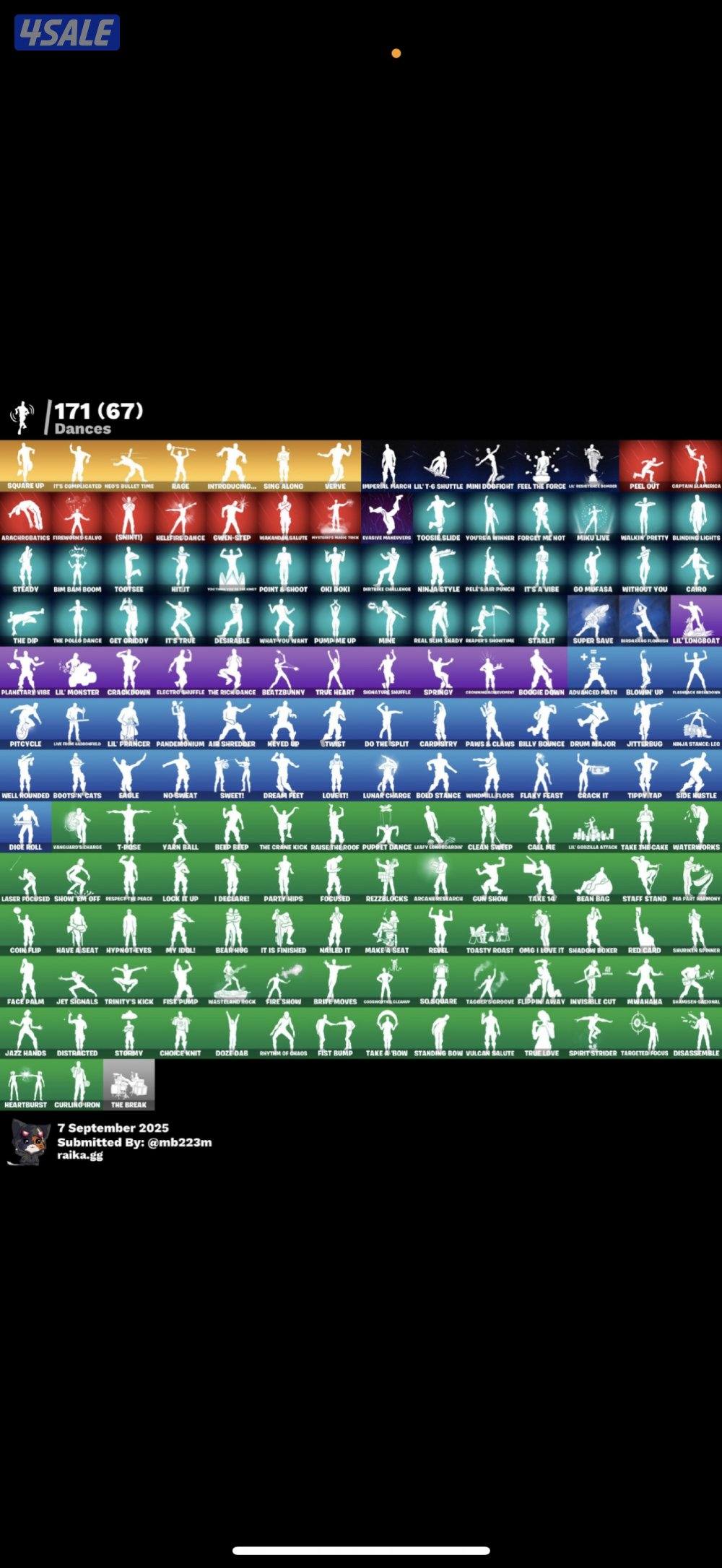 بيع حساب فورت نايت5