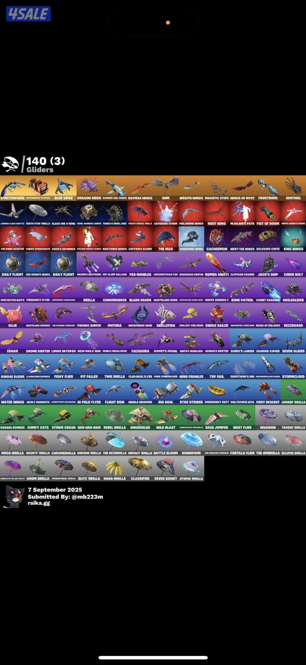 بيع حساب فورت نايت6