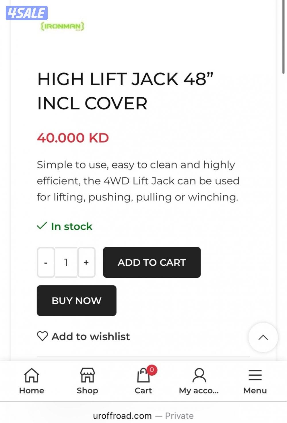 Iron man Hi-Lift Jack6