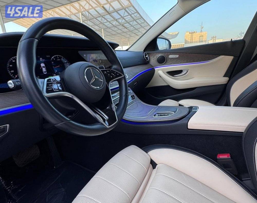 للبيع مرسيدس E200 موديل 2022 صبغ الوكالة عداد 30 الف كم5