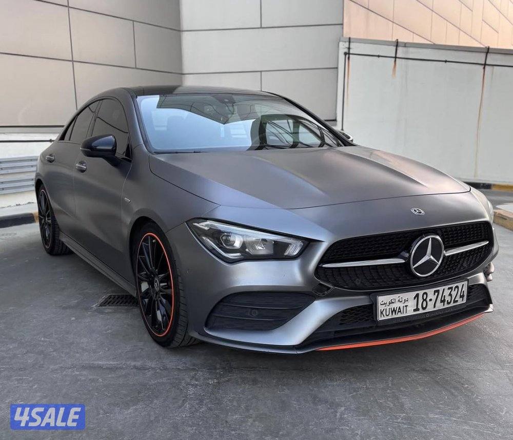 للبيع مرسيدس CLA 200 EDITION موديل 2020 الملا رمادي مطفي1