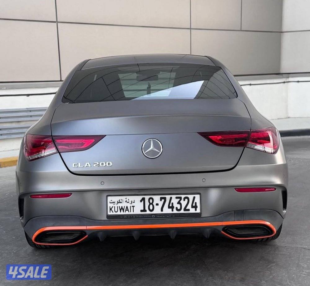 للبيع مرسيدس CLA 200 EDITION موديل 2020 الملا رمادي مطفي2