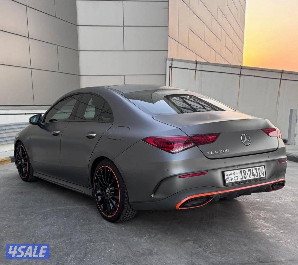 للبيع مرسيدس CLA 200 EDITION موديل 2020 الملا رمادي مطفي5