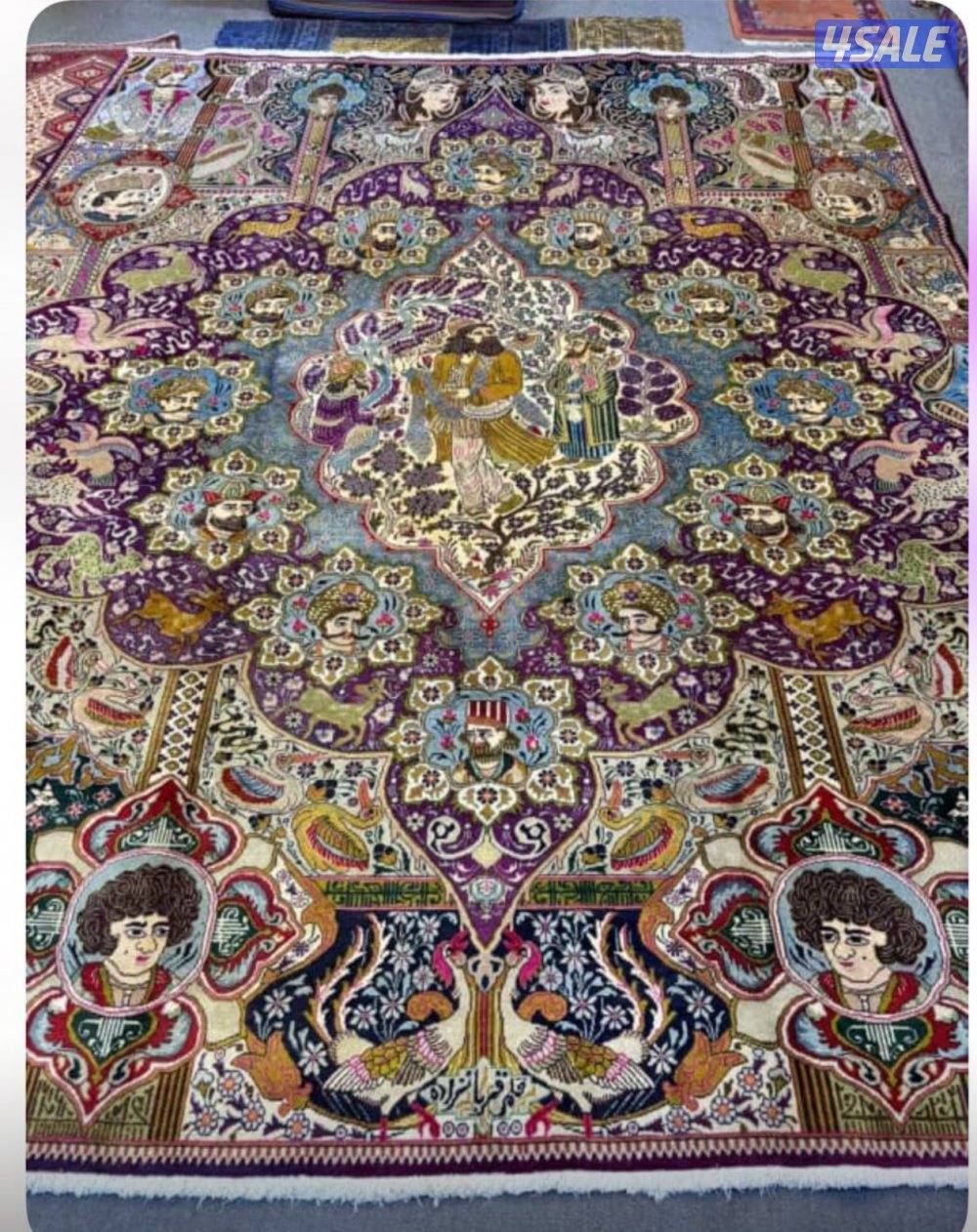 سجاد ايراني يدوي بالكامل مميز0