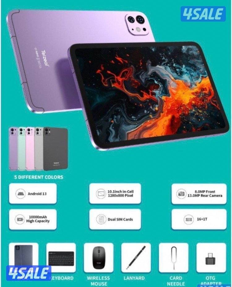 جديد ايباد اندرويد ماركة telzel ✔️0