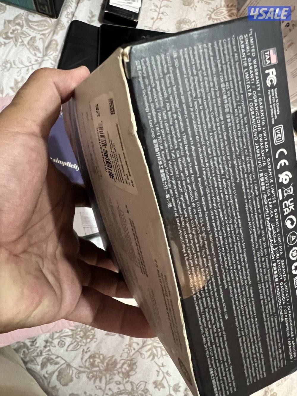 هارد ديسك محمي للمعلومات وللعملات ‎ ‎Kingston ironvalt 2 tb2