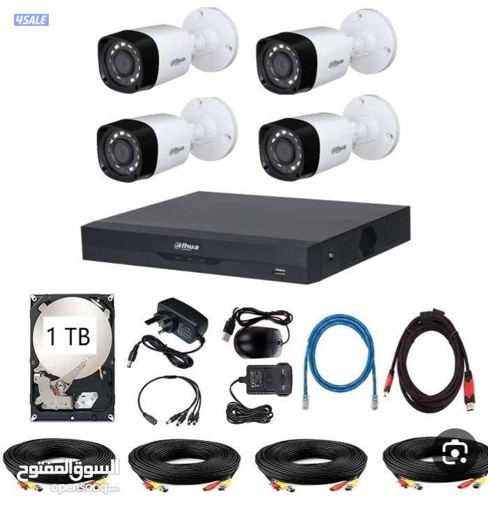 عرض ٤كاميرات داهو وجهاز ٢ميجا بكسل وصيانه جميع انواع كاميرات10