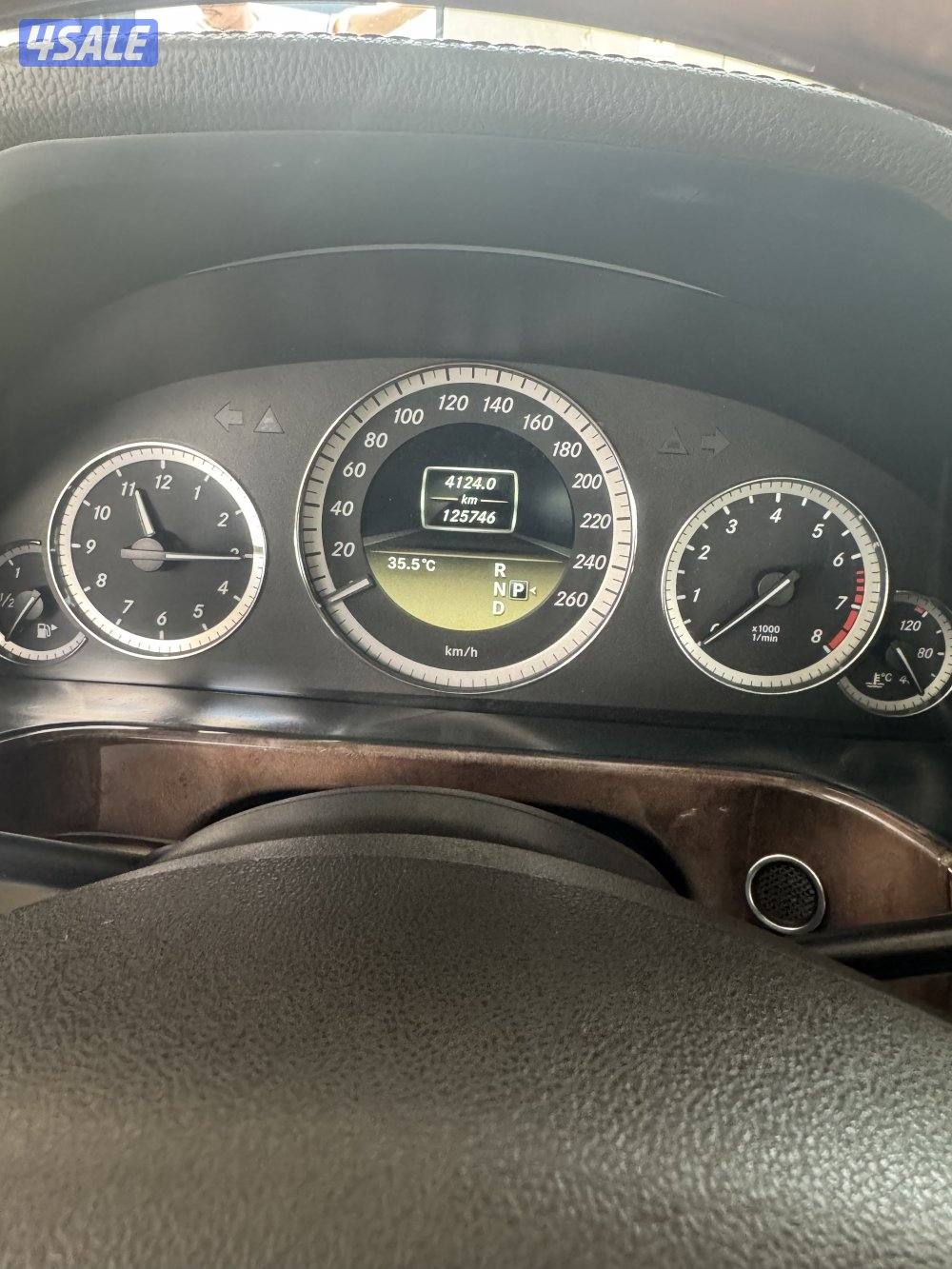 للبيع مرسيدس E300 موديل 2012 عداد 125 الف كيلو شرط الفحص4