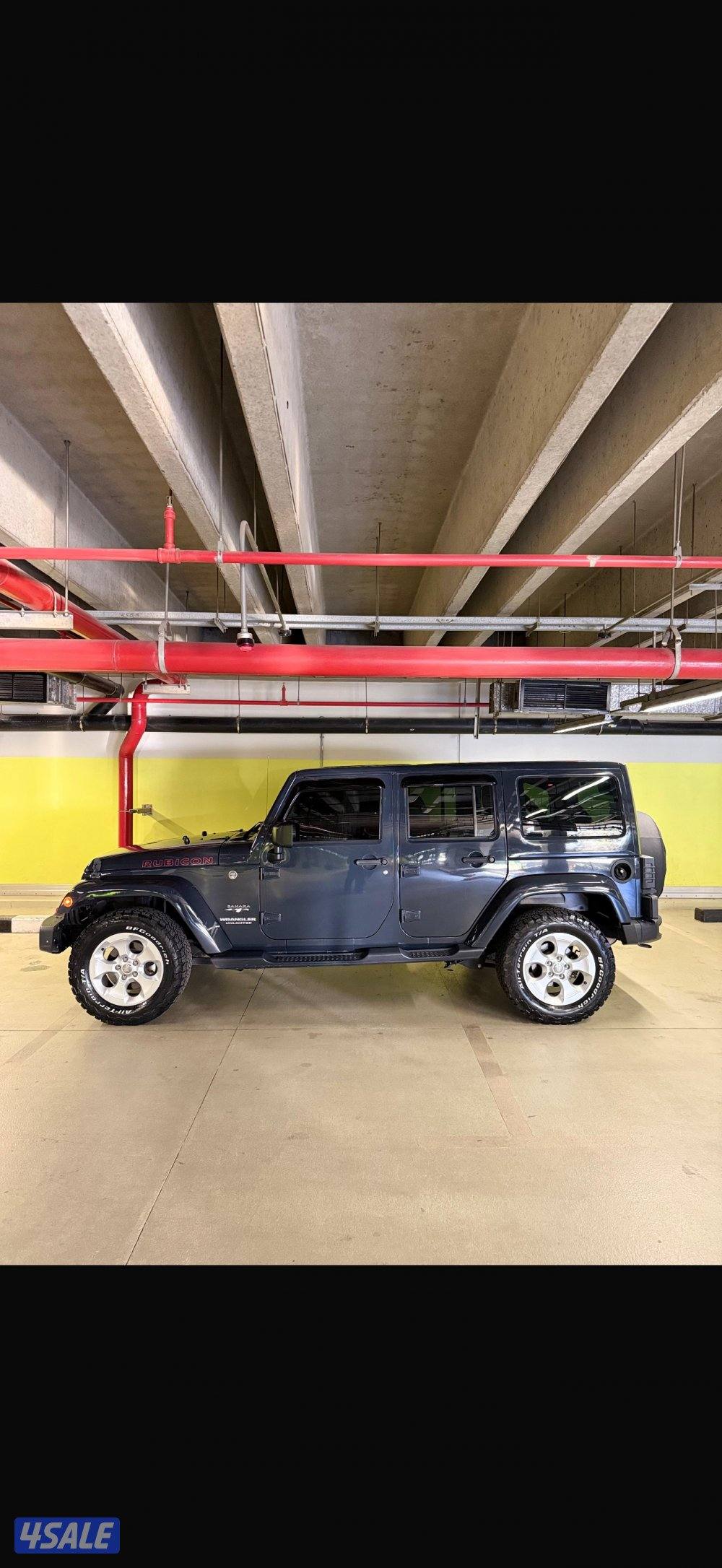 Jeep wrangler SAHARA //2017 صبغ وكاله2