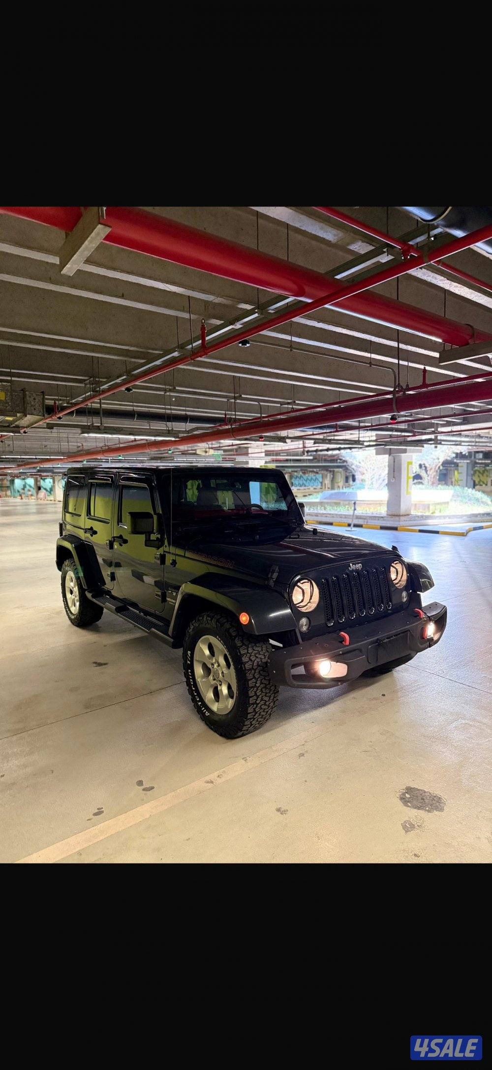 Jeep wrangler SAHARA //2017 صبغ وكاله4