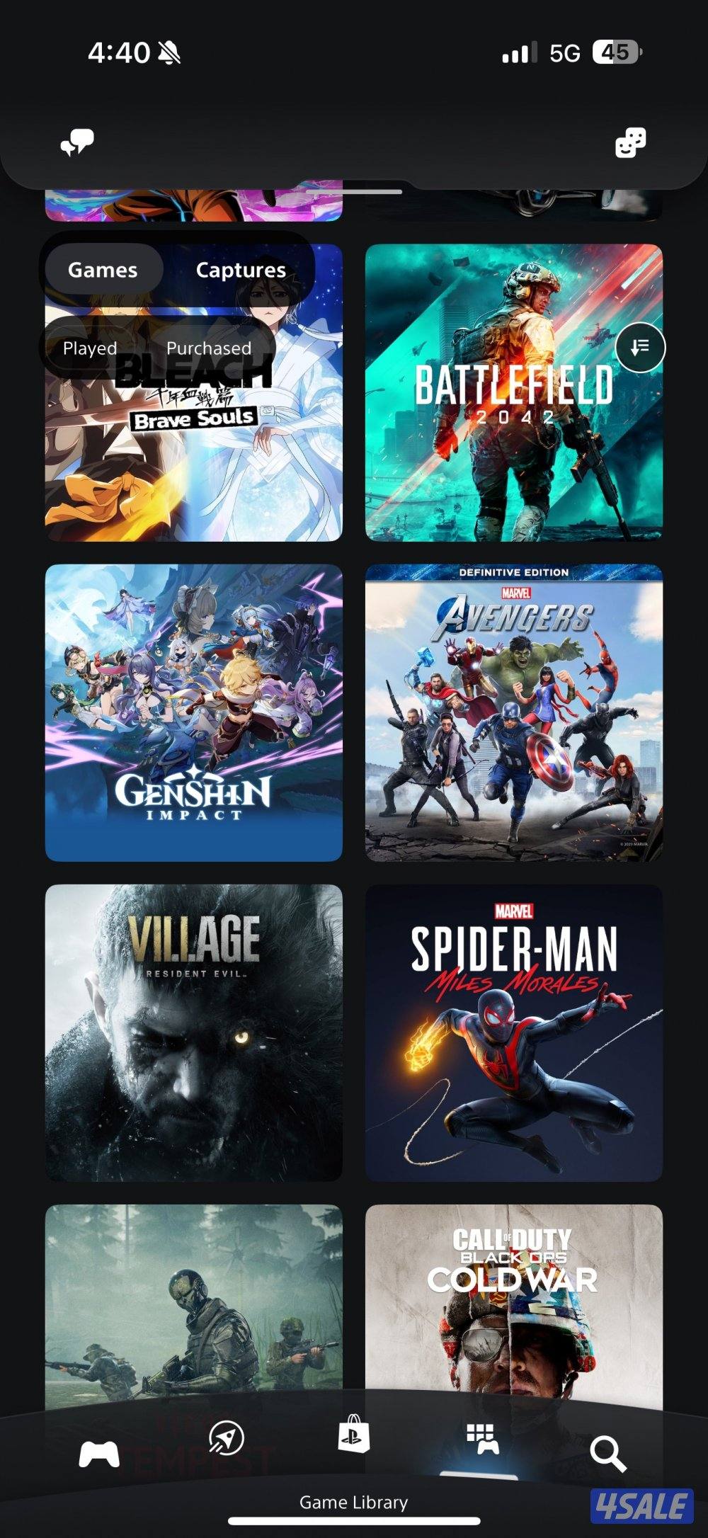 حساب رباعي مكرر مع سكليتون بنفسجي9