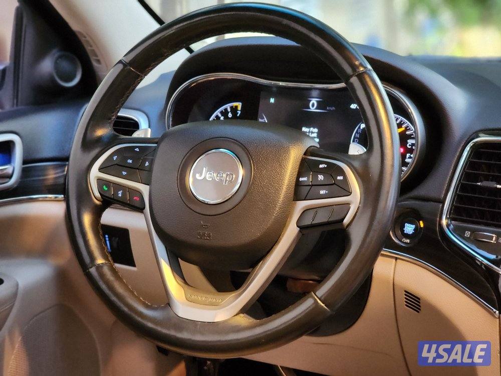 جيب غراند شيروكي ليمتد أعلى مواصفات عداد ١٠٠ ألف موديل ٢٠٢١شرط الفحص9