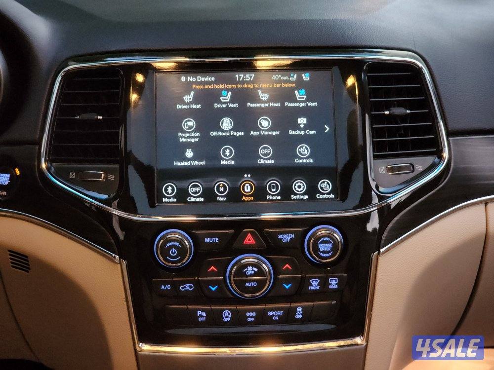 جيب غراند شيروكي ليمتد أعلى مواصفات عداد ١٠٠ ألف موديل ٢٠٢١شرط الفحص8