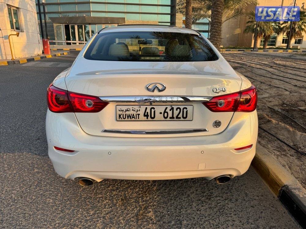 انفنتي Q50 مديل 2016 ماشي 128 نظيف جدا شرط الفحص4
