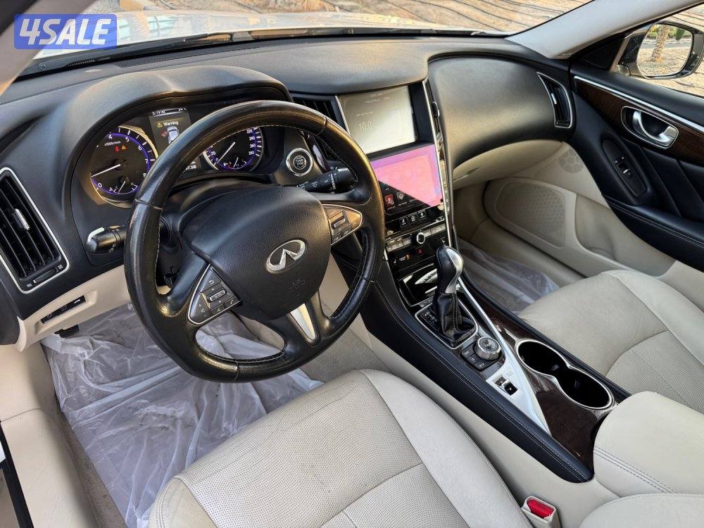 انفنتي Q50 مديل 2016 ماشي 128 نظيف جدا شرط الفحص8