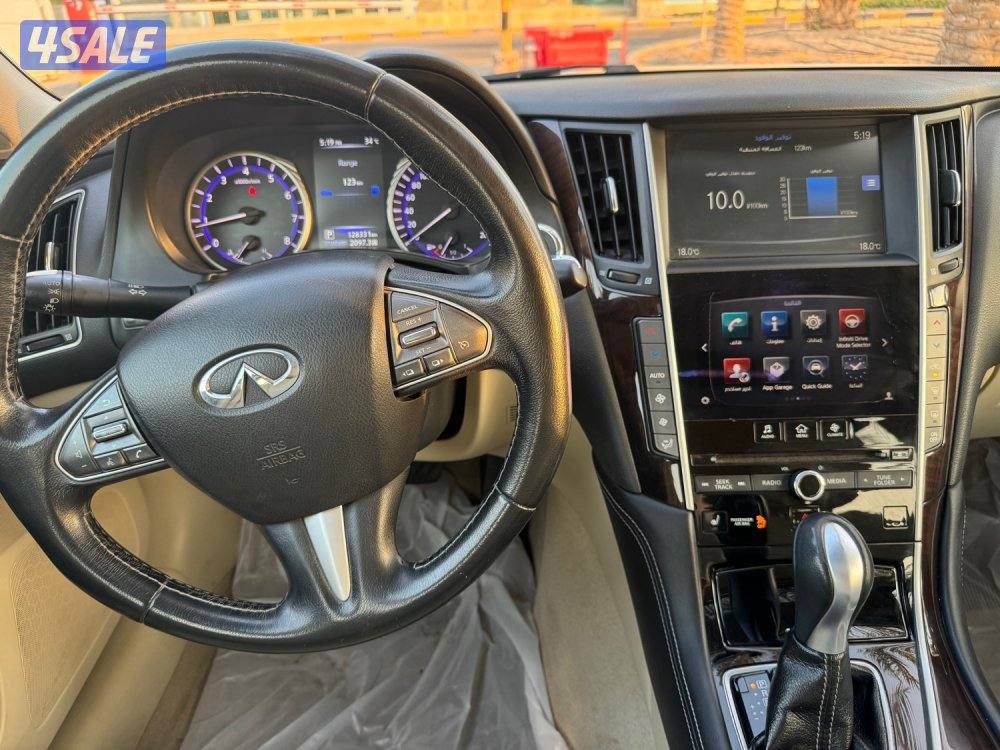 انفنتي Q50 مديل 2016 ماشي 128 نظيف جدا شرط الفحص12