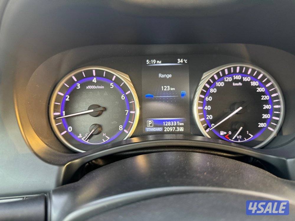 انفنتي Q50 مديل 2016 ماشي 128 نظيف جدا شرط الفحص13