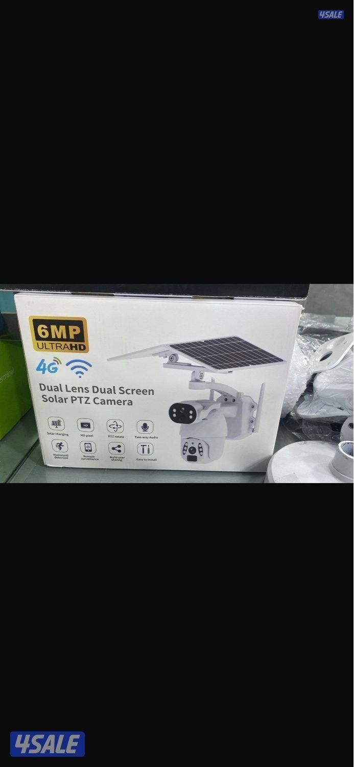 كامره طاقه شمسية تصوير 4K كفاله يوجد توصيل وتركيب وبرمجه5