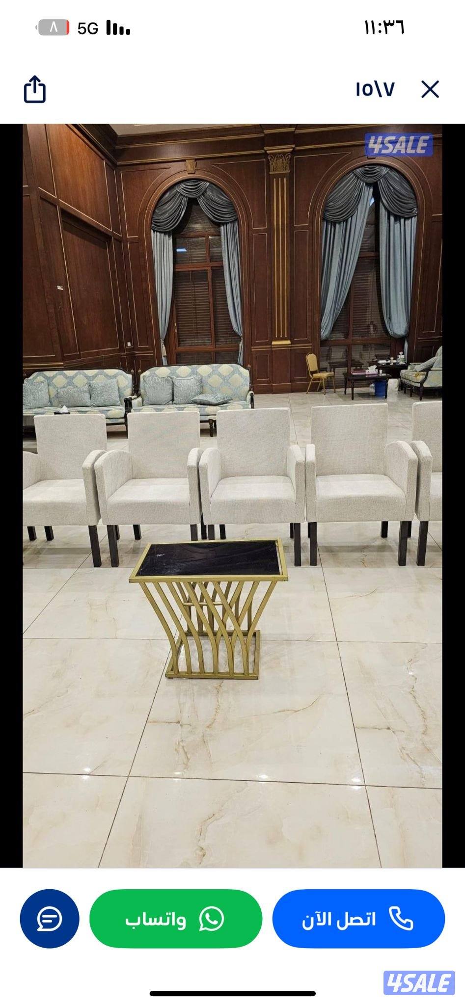 تأجير زينة افراح وكراسي6