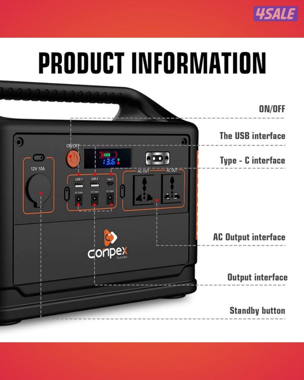 بطارية قوة 1000 واط تنفع حق المكشات والبحر2