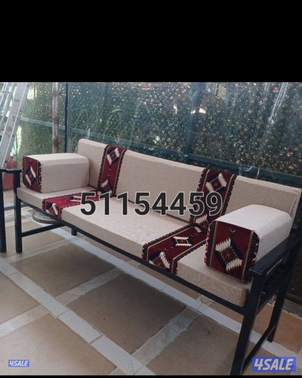 كراسي خشب للحدائق والديوانيات2