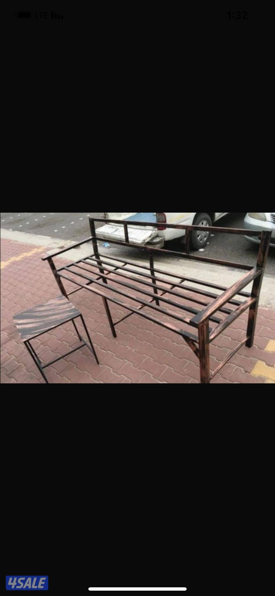 كراسي خشب للحدائق والديوانيات5