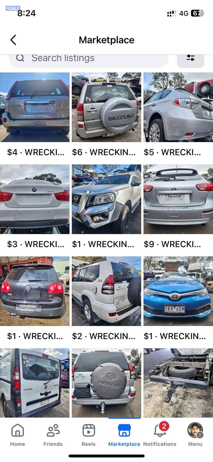 سكراب سالمي كراج هديه البيع مكاين و جيرات  سيارات امريکي ياباني الماني3