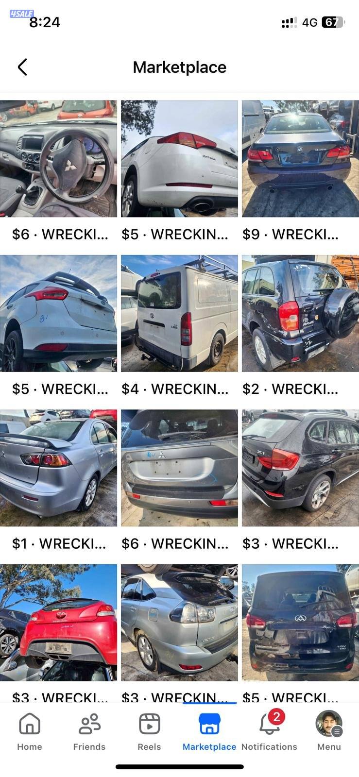 سكراب سالمي كراج هديه البيع مكاين و جيرات  سيارات امريکي ياباني الماني4